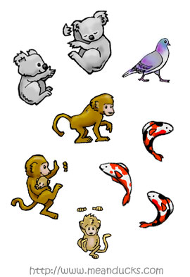 More Animal Stickers