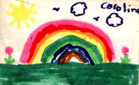 Rainbow drawing